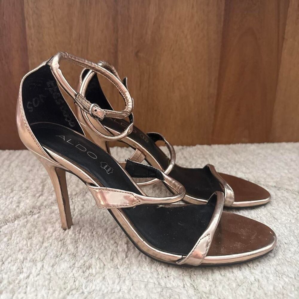 Aldo Women's Gold and Silver Footwear